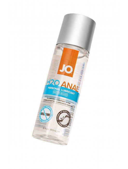 Анальный лубрикант на водной основе JO Anal H2O - 60 мл. - System JO - купить с доставкой в Березниках