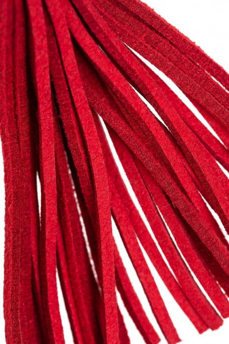 Зажимы на соски «Вилки» с красными кисточками из замши - Pecado - купить с доставкой в Березниках