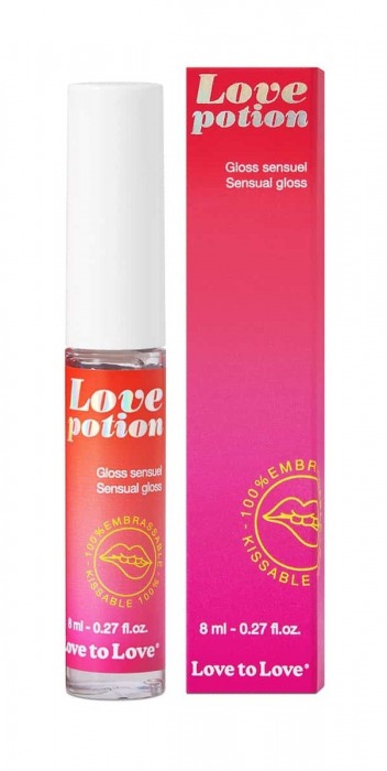 Возбуждающий блеск для губ Love Potion - 8 мл. - Love to Love - купить с доставкой в Березниках
