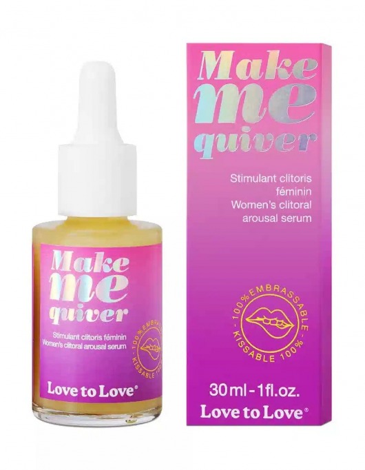 Возбуждающие капли для клитора Make Me Quiver - 30 мл. - Love to Love - купить с доставкой в Березниках