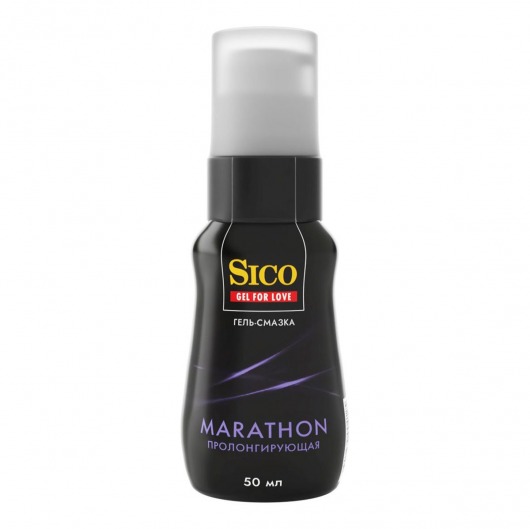Пролонгирующая гель-смазка Sico Marathon - 50 мл. - Sico - купить с доставкой в Березниках