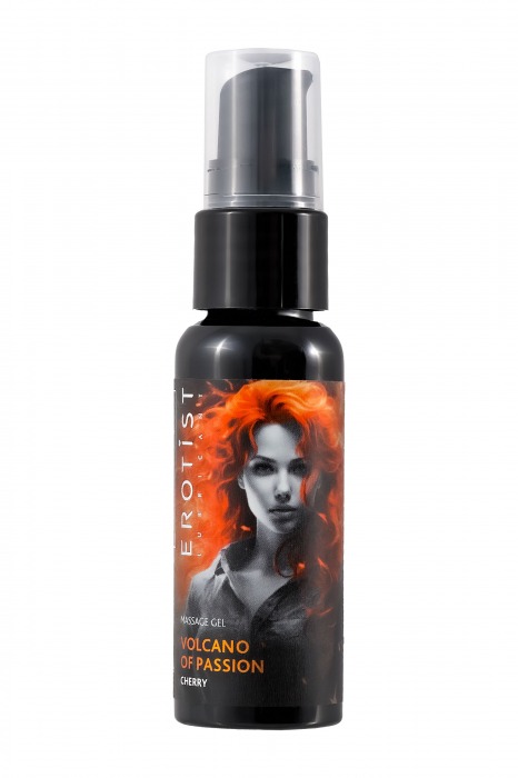Гель с эффектом вибрации Volcano Of Passion со вкусом вишни - 25 мл. - Erotist Lubricants - купить с доставкой в Березниках