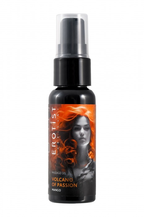 Гель с эффектом вибрации Volcano Of Passion со вкусом манго - 25 мл. - Erotist Lubricants - купить с доставкой в Березниках