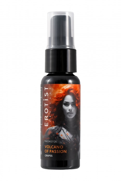 Гель с эффектом вибрации Volcano Of Passion со вкусом винограда - 25 мл. - Erotist Lubricants - купить с доставкой в Березниках