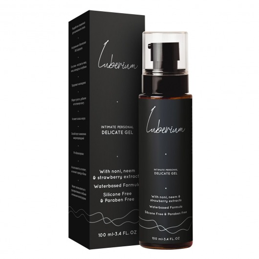 Интимный гель с экстрактами нони, нима и клубники Luberium Delicate Waterbased - 100 мл. - Luberium - купить с доставкой в Березниках