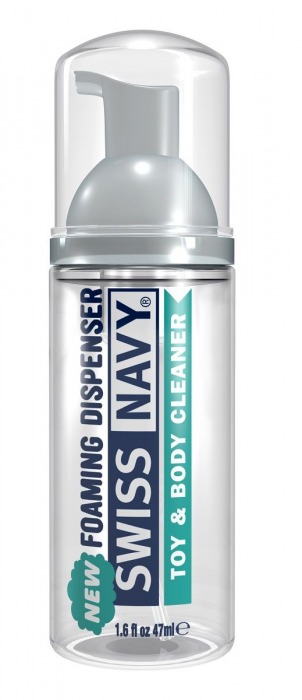 Очищающая пенка для игрушек и тела Toy   Body Cleaner Foamer - 47 мл. - Swiss navy - купить с доставкой в Березниках
