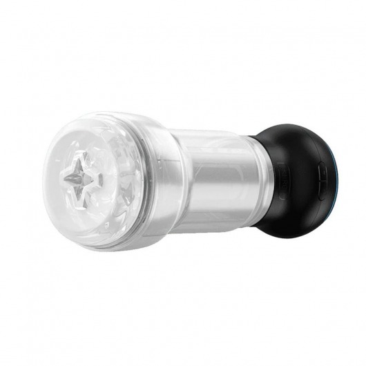 Набор PowerBlow   Feel Pocket Stroker Crystal: мастурбатор и интерактивная насадка - Kiiroo - в Березниках купить с доставкой