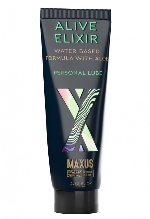 Интимный гель на водной основе MAXUS Alive Elixir - 75 мл. - Maxus - купить с доставкой в Березниках