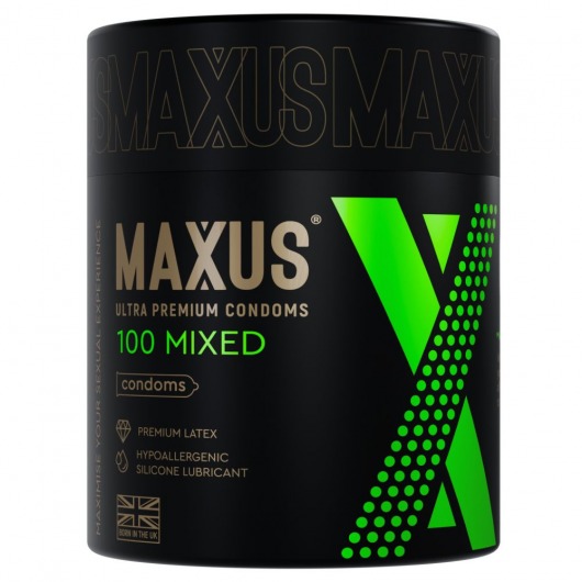 Презервативы MAXUS Mixed - 100 шт. - Maxus - купить с доставкой в Березниках
