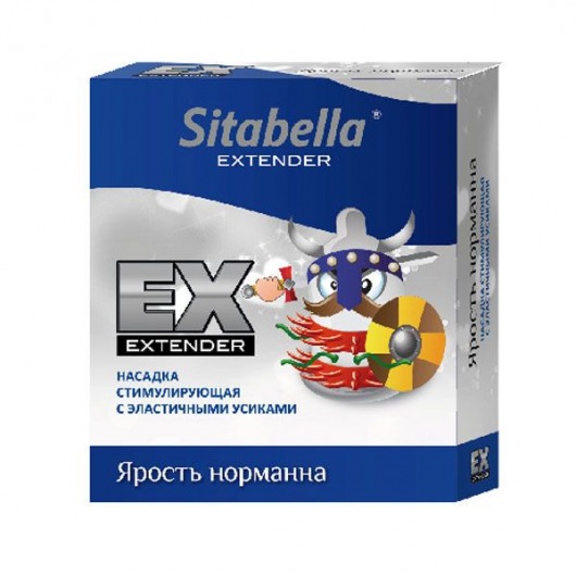 Стимулирующая насадка Sitabella Extender  Ярость норманна - Sitabella - купить с доставкой в Березниках