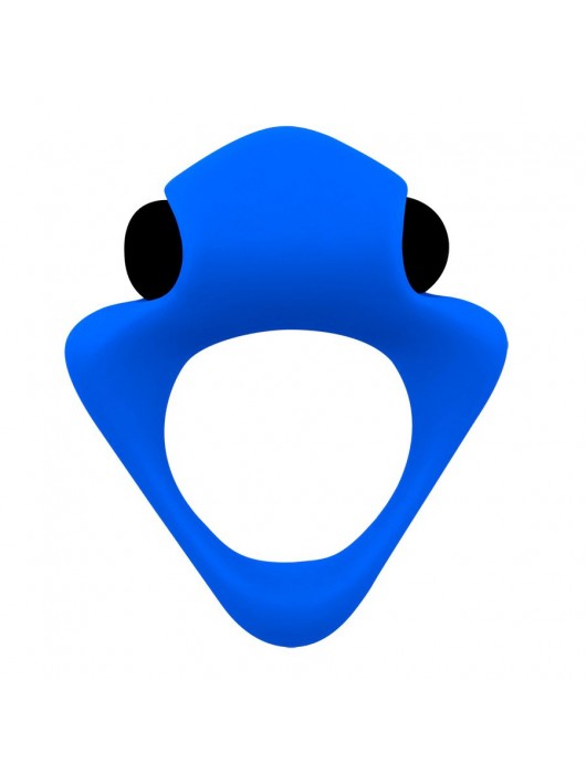 Синее эрекционное кольцо Wooomy Tribeс с вибрацией - Adrien Lastic - в Березниках купить с доставкой