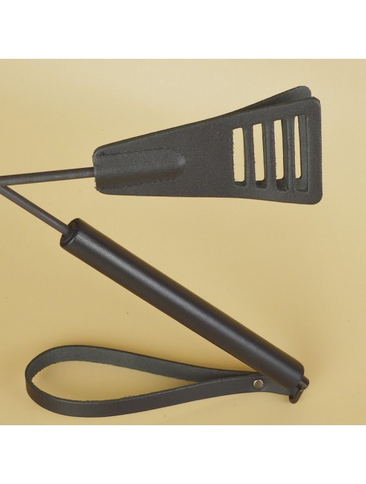 Черный кожаный стек «Сириус» - 60 см. - Sitabella - купить с доставкой в Березниках