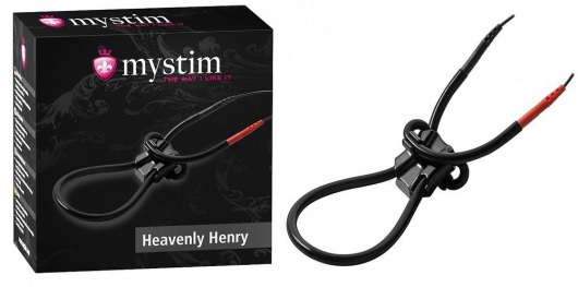 Эрекционное лассо для электростимуляции HEAVENLY HENRY - MyStim - купить с доставкой в Березниках