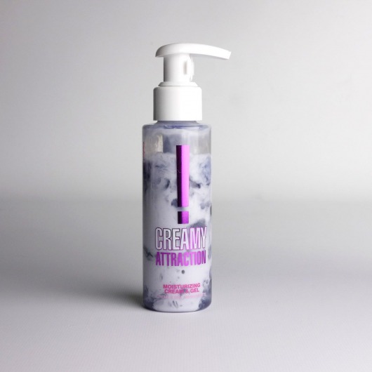 Увлажняющий крем-гель для тела с ароматом ежевики Creamy Attraction Blackberry - 100 мл. - INTT - купить с доставкой в Березниках