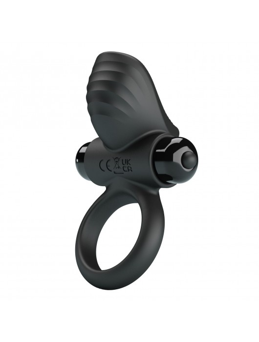 Черное эрекционное кольцо с вибрацией Adrien - Baile - в Березниках купить с доставкой