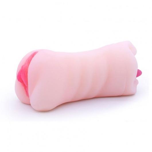 Телесный двусторонний мастурбатор - вагина и ротик - Boys of Toys - в Березниках купить с доставкой