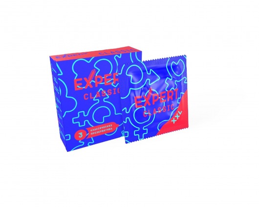 Презервативы увеличенного размера Expert Classic XXL - 3 шт. - Expert - купить с доставкой в Березниках