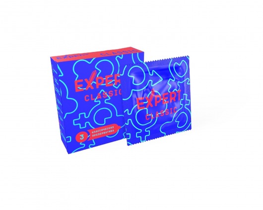 Классические презервативы Expert Classic - 3 шт. - Expert - купить с доставкой в Березниках