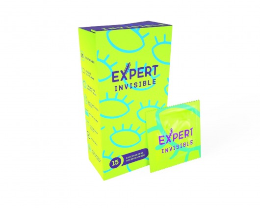Ультратонкие презервативы Expert Invisible - 15 шт. - Expert - купить с доставкой в Березниках
