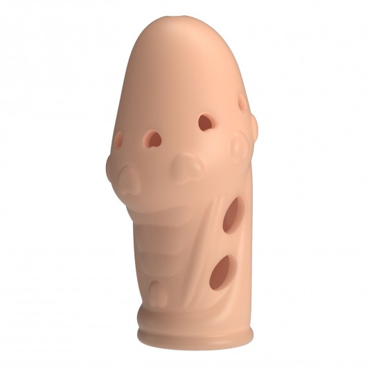 Телесная насадка на пенис Booker - 8 см. - Baile - в Березниках купить с доставкой