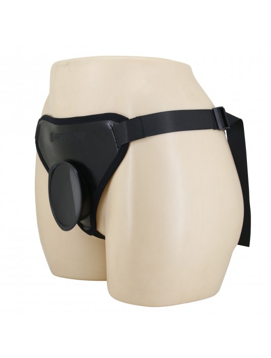 Черные трусики харнесс с платформой Caludio I - Baile - купить с доставкой в Березниках