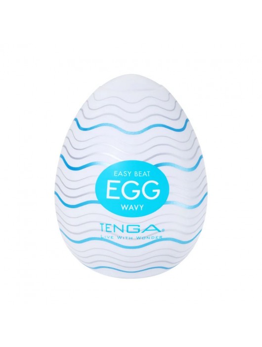 Мастурбатор-яйцо Tenga Egg Wavy - Tenga - в Березниках купить с доставкой