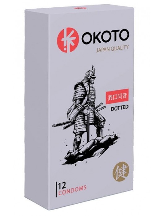 Точечные презервативы OKOTO Dotted - 12 шт. - Sitabella - купить с доставкой в Березниках