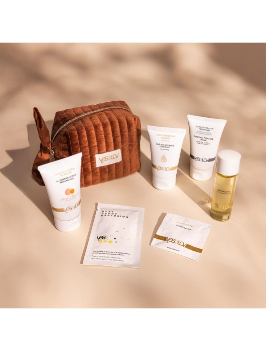 Набор YESforLOV La Trousse Enchantée в коричневой косметичке - YESforLOV - купить с доставкой в Березниках