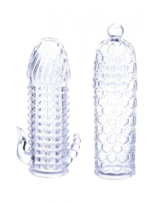 Набор из 2 прозрачных насадок на член Seductive Tickler Sleeves Set - NMC - в Березниках купить с доставкой