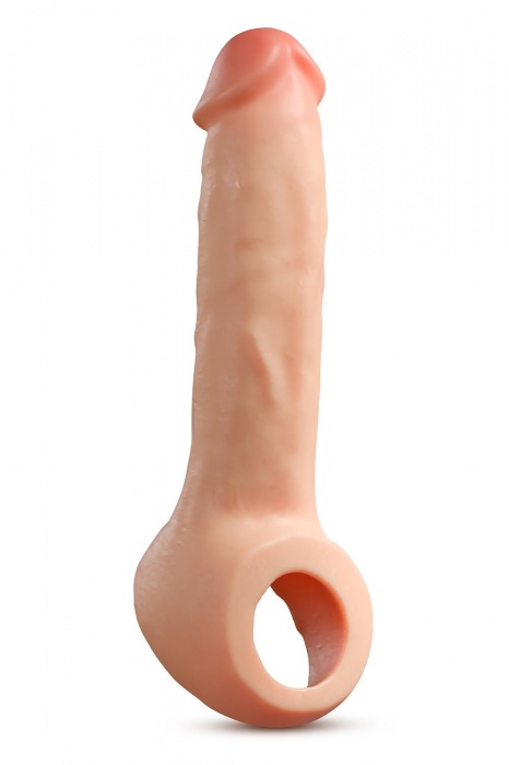 Телесная насадка-удлинитель Thrive 8.75 Inch Realistic Penis Extender Sleeve - 22,2 см. - Blush Novelties - в Березниках купить с доставкой