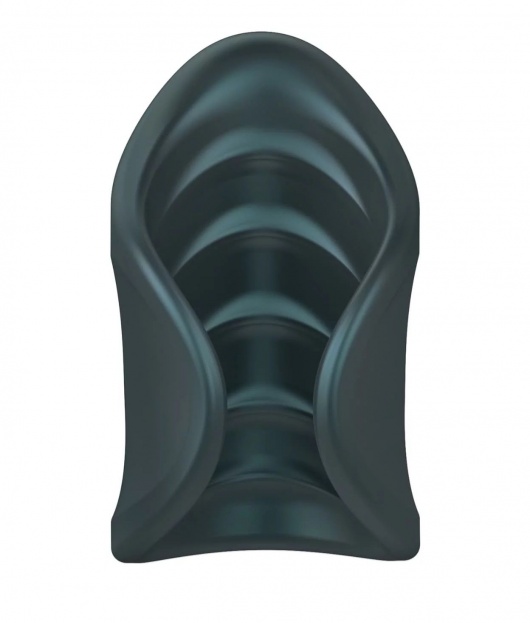 Серый сквозной мастурбатор с вибрацией Manwan Starter - Manwan - в Березниках купить с доставкой