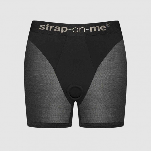 Трусики-шорты для фиксации насадок Strap-on-me Harness Lingerie Halo - size XL - Strap-on-me - купить с доставкой в Березниках