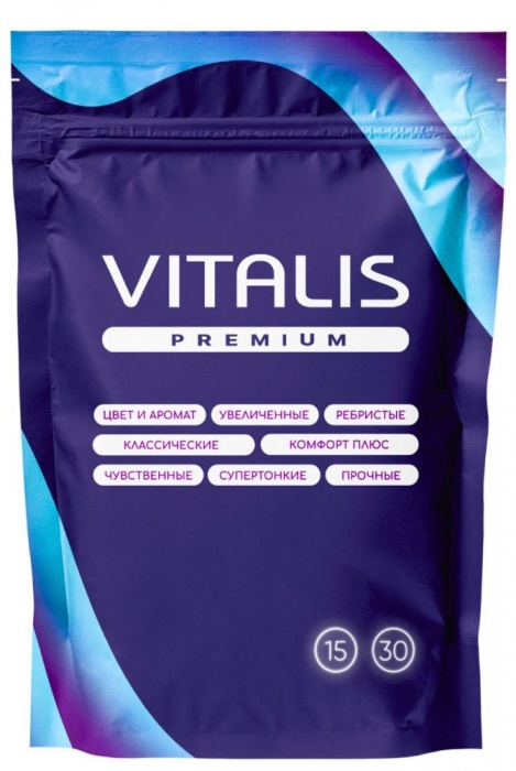 Супертонкие презервативы VITALIS Premium Super Thin - 15 шт. - Vitalis - купить с доставкой в Березниках