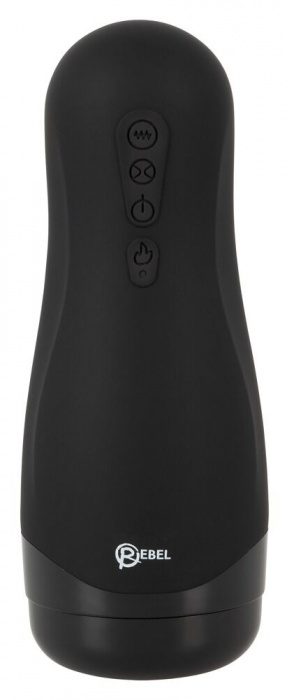 Черный вибромастурбатор с подогревом Masturbator with 3 Functions - Orion - в Березниках купить с доставкой