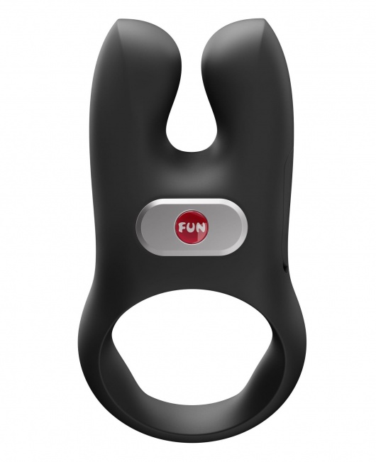 Черное эрекционное виброкольцо Nos - Fun Factory - в Березниках купить с доставкой