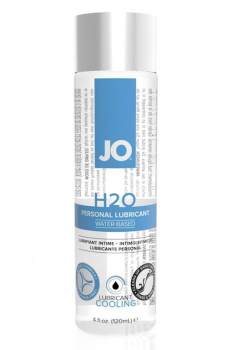 Охлаждающий лубрикант на водной основе JO Personal Lubricant H2O COOLING - 120 мл. - System JO - купить с доставкой в Березниках