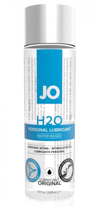 Нейтральный лубрикант на водной основе JO Personal Lubricant H2O - 240 мл. - System JO - купить с доставкой в Березниках