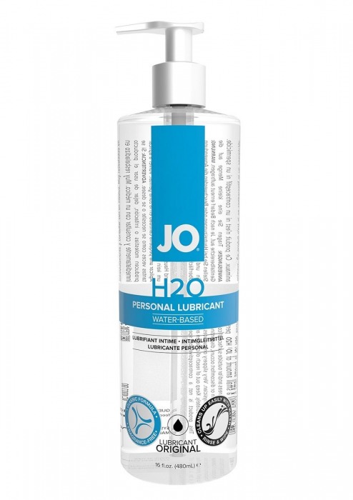 Лубрикант на водной основе JO Personal Lubricant H2O с дозатором - 480 мл. - System JO - купить с доставкой в Березниках