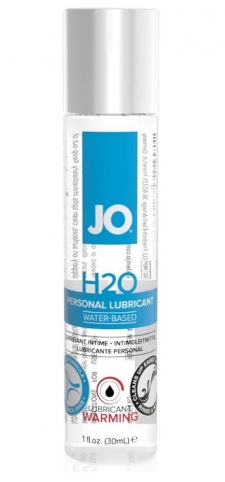 Возбуждающий лубрикант на водной основе JO Personal Lubricant H2O Warming - 30 мл. - System JO - купить с доставкой в Березниках