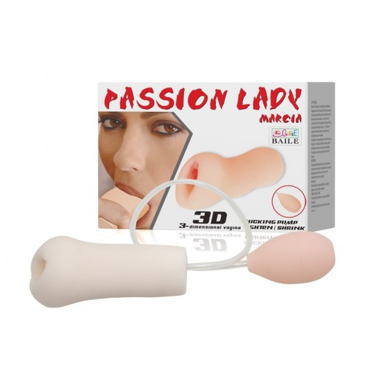 Мастурбатор Passion Lady Marcia с грушей для имитации посасывания - Baile - в Березниках купить с доставкой