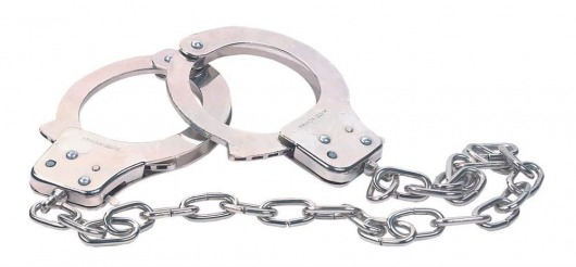 Наручники из металла с длинной цепочкой CHROME HANDCUFFS METAL HANDCUFFS W. KEY - NMC - купить с доставкой в Березниках