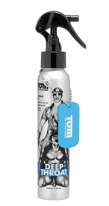 Спрей для лёгкого проникновения во время орального секса Tom of Finland Deep Throat Spray - 118 мл. - Доминирующее кольцо - купить с доставкой в Березниках