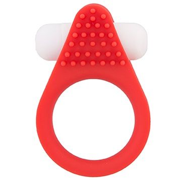 Красное эрекционное кольцо LIT-UP SILICONE STIMU RING 1 RED - Dream Toys - в Березниках купить с доставкой