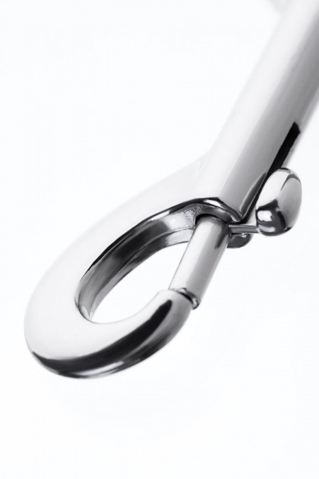 Серебристый двухсторонний карабин TOYFA Metal - ToyFa - купить с доставкой в Березниках