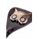 Чёрный стек с совой на кожаном наконечнике - 24 см. - ToyFa - купить с доставкой в Березниках Чёрный стек с совой на кожаном наконечнике - 24 см. - ToyFa - купить с доставкой в Березниках